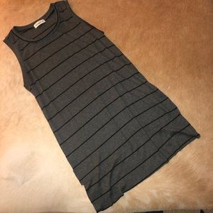 4/$20 : Ginger G striped tank tunic or dress sz L